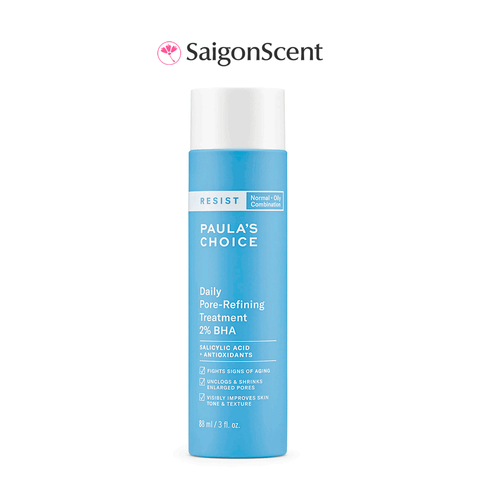 Dung dịch tẩy da chết và thu nhỏ lỗ chân lông Paula's Choice Resist Daily Pore-Refining Treatment 2% BHA 88mL