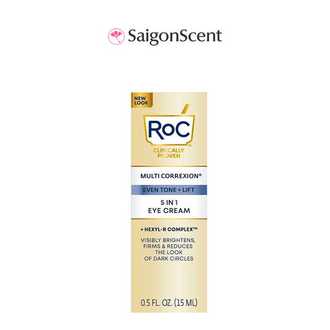 Kem dưỡng mắt chống lão hoá RoC MULTI CORREXION Even Tone + Lift Eye Cream 15mL