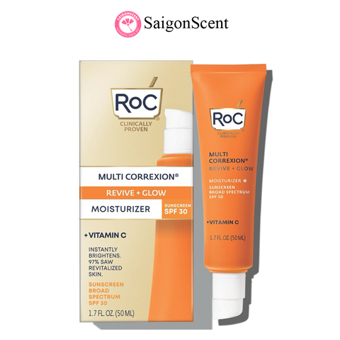 HSD 7.2025 - Kem dưỡng ngày trắng da RoC Revive Glow Moisturizer SPF 30 50mL