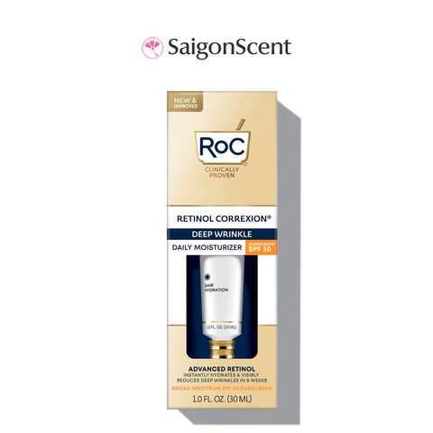 Kem dưỡng nâng cơ, chống lão hóa RoC RETINOL CORREXION® Deep Wrinkle Day Cream SPF 30 30mL
