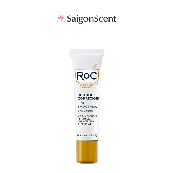 Kem dưỡng mắt xóa nếp nhăn RoC RETINOL CORREXION Line Smoothing Eye Cream 15mL