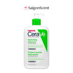 Bản Pháp | Sữa rửa mặt da thường/da khô CeraVe Hydrating Facial Cleanser Creme Lavante Hydratante 473mL