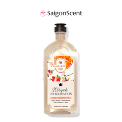 Sữa tắm thư giãn Bath & Body Works Aromatherapy Body Wash STEEPED INVIGORATION | Rose - Tangerine - Tea 295mL