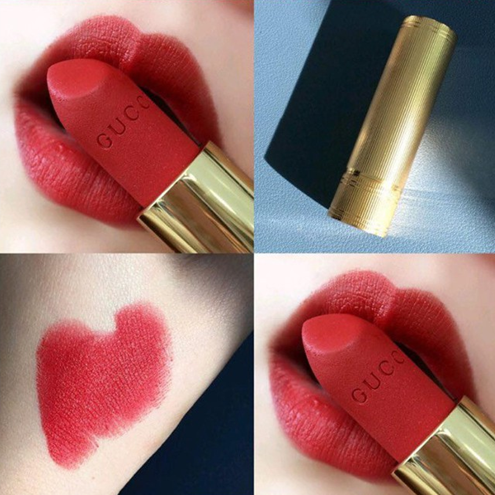 Son GUCCI 25 Goldie Red | Màu đỏ cổ điển 3.5g