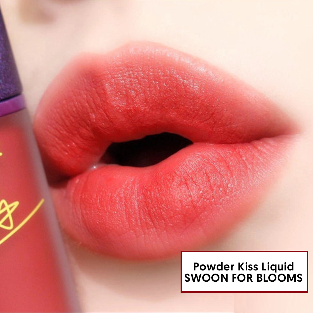 Son kem MAC Powder Kiss Liquid Lipcolour SWOON FOR BLOOMS | Bản Limited