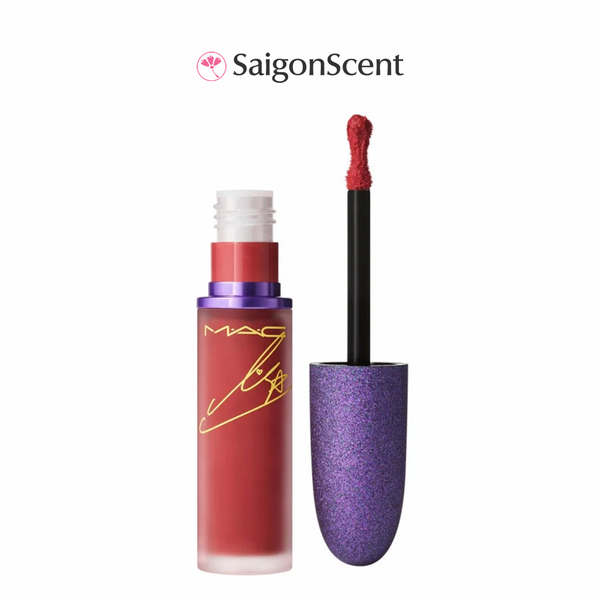 Son kem MAC Powder Kiss Liquid Lipcolour SWOON FOR BLOOMS | Bản Limited