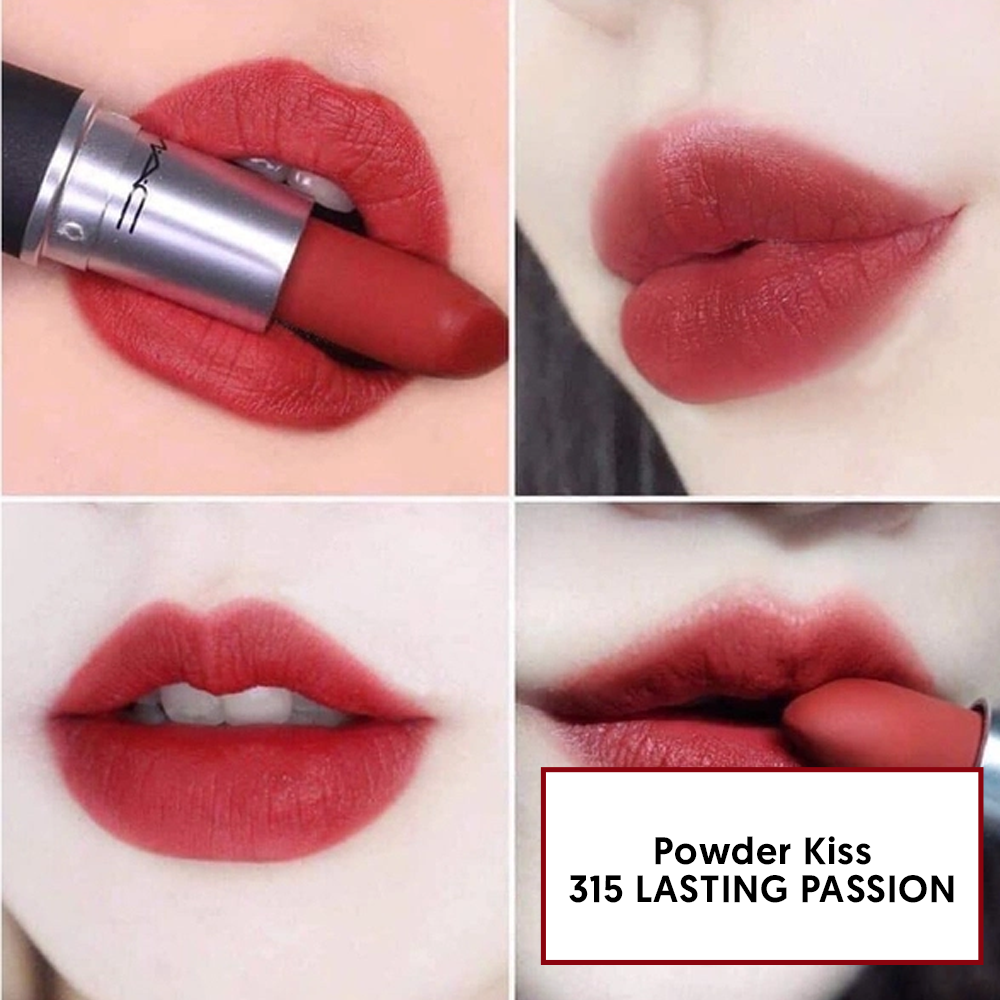 Son MAC Powder Kiss Devoted To Chili - Đỏ gạch