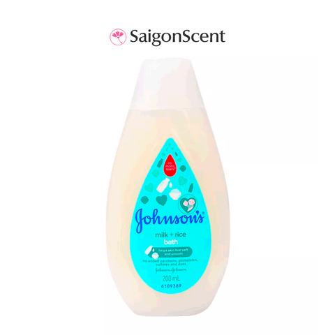 Sữa tắm cho bé Johnson's Milk + Rice Bath 200mL