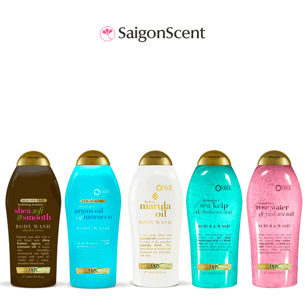 Sữa tắm làm sạch và nuôi dưỡng làn da cơ thể Ogx Body Wash 577ml