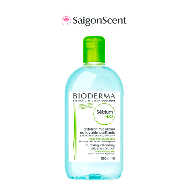 Hàng xách tay | Nước tẩy trang cho da dầu mụn Bioderma Sébium H2O 500mL