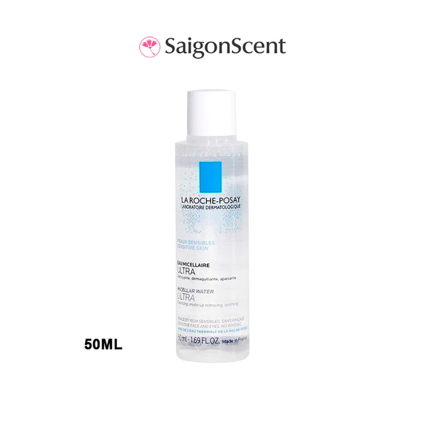Nước tẩy trang dành cho da nhạy cảm La Roche-Posay Micellar Water Ultra Sensitive Skin 50mL