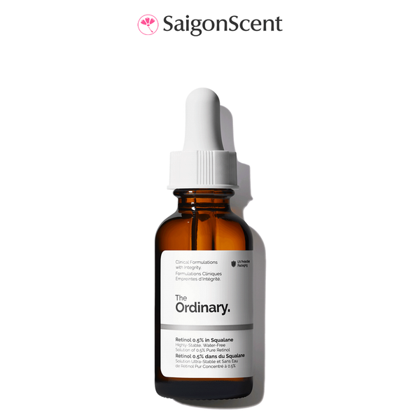 Tinh chất dạng dầu chống lão hoá The Ordinary Retinol 0.5% In Squalane 30mL