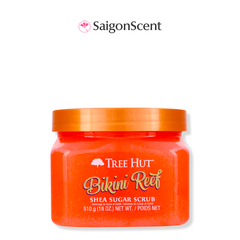 Tẩy tế bào chết cơ thể hương muối hồng Tree Hut Shea Sugar Scrub BIKINI REEF 510g