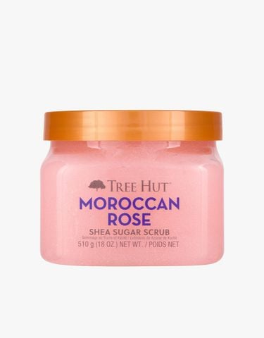 Tẩy tế bào chết cơ thể hương hoa hồng Tree Hut Shea Sugar Scrub MOROCCAN ROSE 510g