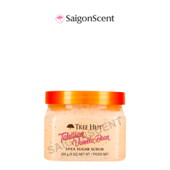 Tẩy tế bào chết cơ thể hương Vanilla Tree Hut Shea Sugar Scrub Tahitian Vanilla Bean 255g