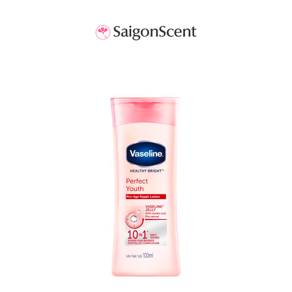 Sữa dưỡng thể sáng da chống lão hoá Vaseline Healthy Bright Perfect Youth 100mL