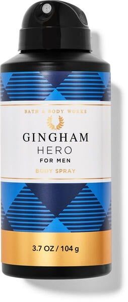 Xịt thơm toàn thân cho nam Bath & Body Works Body Spray GINGHAM HERO 104g