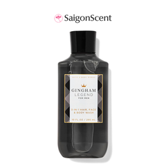 Sữa tắm gội cho nam Bath & Body Works Body Wash 3-in-1 Gingham Legend 295mL