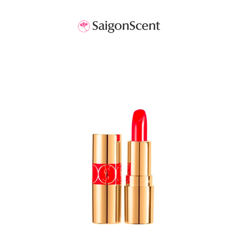 Son dưỡng có màu mini YSL ROUGE VOLUPTÉ SHINE 45 ROUGE TUXEDO