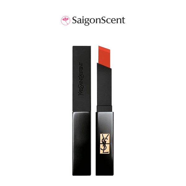 Son YSL The Slim Velvet Radical 313 Irreverent Cinnamon 2.2g | Màu đỏ cam cháy
