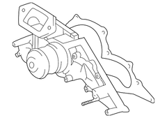 Bơm nước Lexus GX470 xịn 16100-09201, 16100-59275, 16100-59276, 1610009201, 1610059275, 1610059276