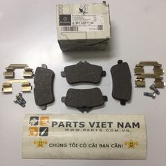 Má phanh, bố thắng sau Mercedes W166 ML350, ML400, ML550, GLE350, GLE400, GLE450, GLE550 đời 2012 - 2018. Hàng cao cấp. Mã A0074207720, A0064203320, A007420772