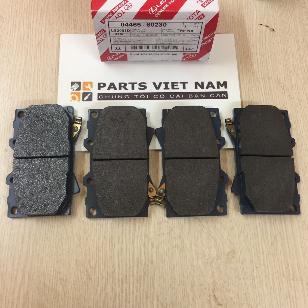 Má phanh trước Land Cruiser FZj100 & LX470 2007 04465-60230, 0446560230