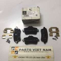Má phanh, bố thắng sau Mercedes W166 ML350, ML400, ML550, GLE350, GLE400, GLE450, GLE550 đời 2012 - 2018. Hàng cao cấp. Mã A0074207720, A0064203320, A007420772