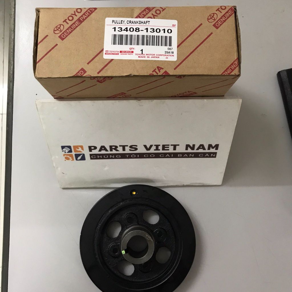 Puly trục cơ Toyota Zace 7k. Hàng Cao Cấp. Mã 1340813010, 13408-13010