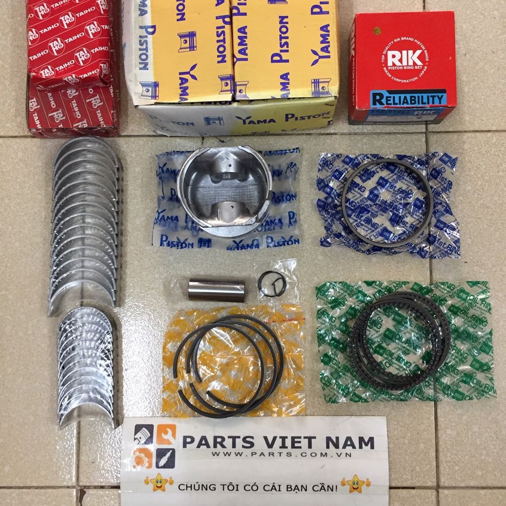 BỘ HƠI PISTON, XÉC MĂNG, BẠC BIÊN BALIE TOYOTA LAND CRUISER FSJ80 ĐỜI 1995