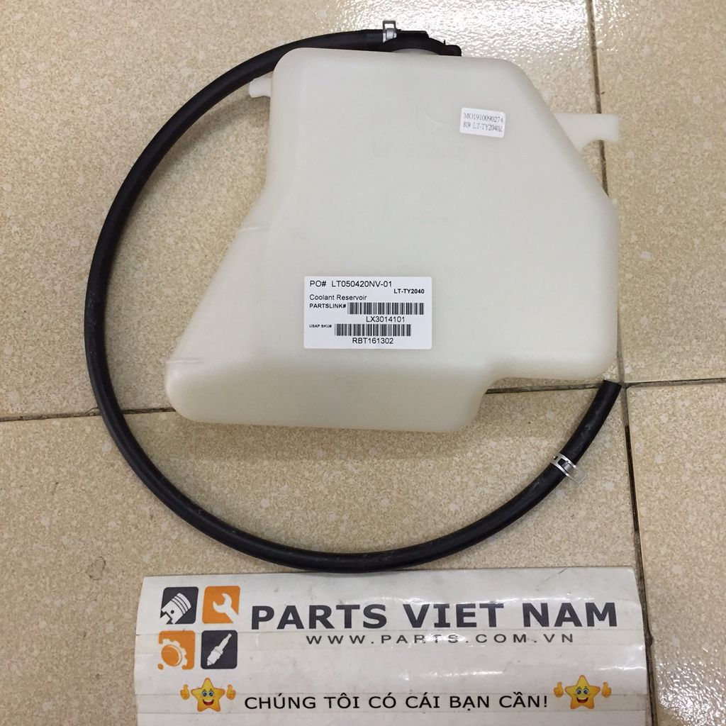 Bình nước phụ Land Cruiser FZJ80, FZJ100, Lexus LX470, LX450 đời 1993 đến 2001. Hàng cao cấp đặt hàng 18 ngày. Mã 1647066020, 16470-66020 LX3014101