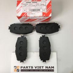Má phanh trước/sau Vios 2019 Mã: 04465-52240, 04466-02210. 0446552240, 0446602210