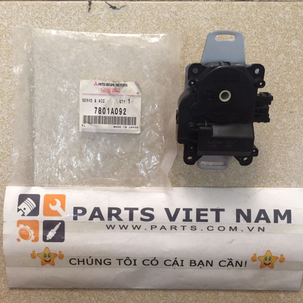 Mô tơ chia gió điều hòa, gió nóng lạnh Mitsubishi Grandis đời 2004 - 2008. Hàng chính hãng. Mã 7801A092