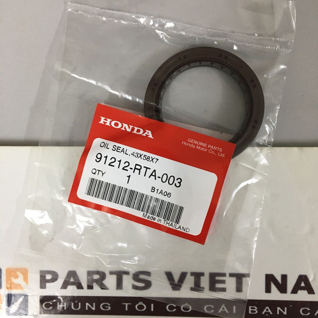 Phớt đầu trục cơ Honda Accord 06-2009/  Accord Hybrid 18-21 mã 91212-RTA-003