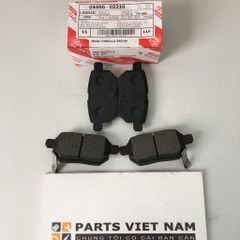 Má phanh trước/sau Vios 2019 Mã: 04465-52240, 04466-02210. 0446552240, 0446602210