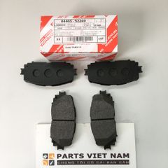 Má phanh trước/sau Vios 2019 Mã: 04465-52240, 04466-02210. 0446552240, 0446602210