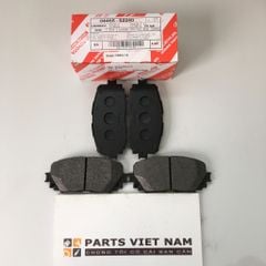 Má phanh trước/sau Vios 2019 Mã: 04465-52240, 04466-02210. 0446552240, 0446602210