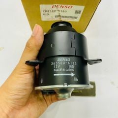 Mô tơ quạt dàn ( giàn ) nóng két nước bên trái ( lái ) Toyota Camry 2.4 ACV40, 2.0 ACV41 đời 2006 - 2012. Hàng Denso Japan. Mã 16363-0H050, 163630H050, 263500-6180