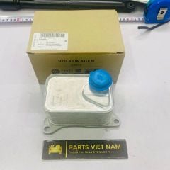 Két sinh hàn, két làm mát dầu Audi A3, A4, A5, Q5, A1, TT Roadster, A6, Q3, TT, A7 đời 2014 - 2022. Hàng Audi China. Mã 06L117021E, 06L117021C, 06J117021J, 06L117021D