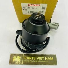 Mô tơ quạt dàn ( giàn ) nóng két nước bên phải ( phụ ) có giây Toyota Camry 2.4 ACV40, 2.0 ACV41 đời 2006 - 2012. Hàng Denso Japan. Mã 163630H090, 16363-0H090, 263500-6170