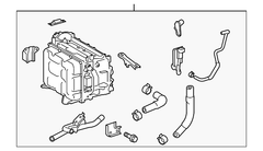 Biến tần, Inverter Assembly Lexus RX450h tháo xe G92A048062, G92A048061, G92A0-48062, G92A0-48061