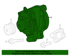 Máy phát Land Rover LR4 Sport Discovery LR072764, LR034013, LR054994