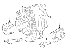 Máy phát Land Rover LR4 Sport Discovery LR072764, LR034013, LR054994