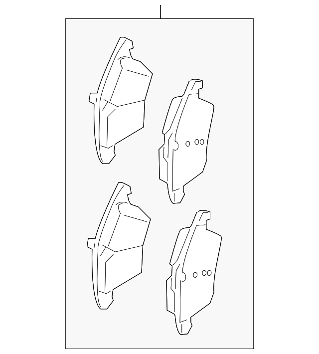 Má phanh trước Land Rover Discovery Sport OEM LR128263, LR061373, LR072681