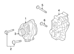 Máy phát Land Rover LR3, Range Rover, Range Rover Sport chính hãng YLE500390, LR008860, YLE500190,