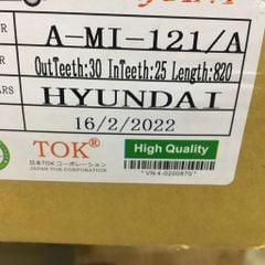 Cây láp cầu sau Santafe 2.2 đời 2008 đến 2012 máy D4HB hàng TOK Japan 30*25*820 496002B900, 496002B900