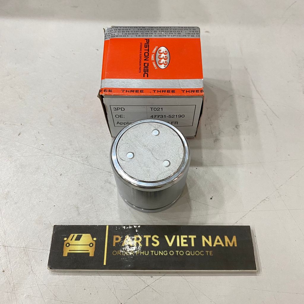 Pitton phanh trước Mazda 323 2001 - 2005, Vios 2006 - 2013, 54*49, Hàng 333 Thái. Mã 47731-52190, 47731-52190, GA2E2661XD.