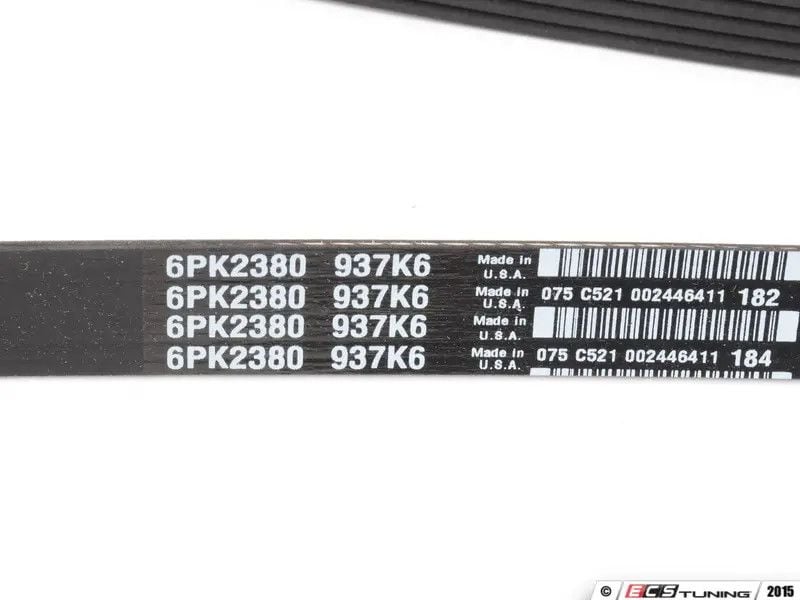 Dây curoa tổng Mercedes W203, W215, W209, W211, W463, W164, W220, W171. Hàng Chính Hãng. Mã 0149977192, 6PK2380.