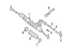 Thước lái Mercedes W204 lắp cho C200, C250, C300, C350 đời 2008 - 2015. Hàng Mer Âu. Bảo hành 1 năm. Mã 204460590080, 2044601900, 204460190028, 2044604900, 2044605900, 204460590060, 204460590088.