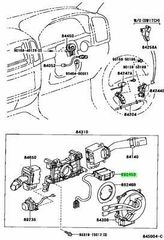 Cảm biến góc lái Lexus LX470, Land Cruiser đời 2002 - 2005. Hàng chính hãng. Mã 8924560020,  89245-60020.